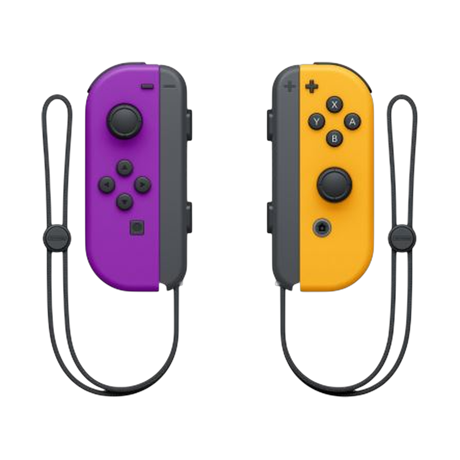 Jaquette du jeu Paire Joy-Con – Violet/Orange néon sur Nintendo Nintendo Switch