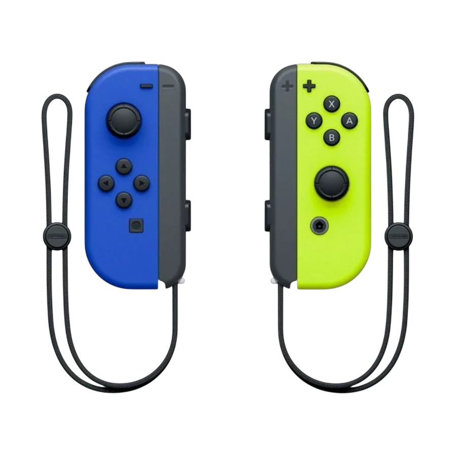 Jaquette du jeu Paire Joy-Con – Bleu/Jaune néon sur Nintendo Nintendo Switch