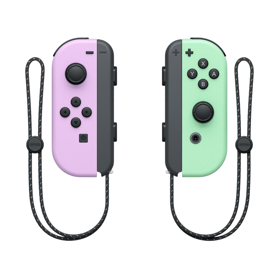 Jaquette du jeu Paire Joy-Con – Violet/Vert pastel sur Nintendo Nintendo Switch