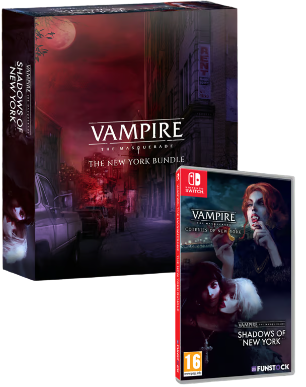 Édition collector Vampire the Masquerade Coteries and Shadows of New York Collector Edition Nintendo Switch