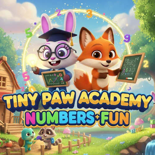 Jaquette du jeu Tiny Paw Academy – Numbers + Fun sur Nintendo Switch