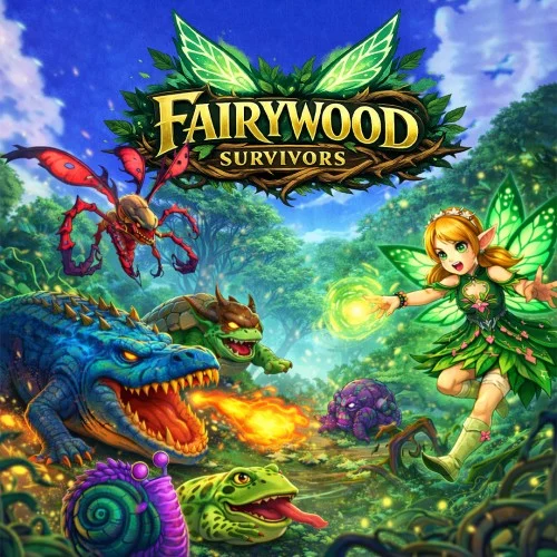 Jaquette du jeu Fairywood Survivors sur Nintendo Switch