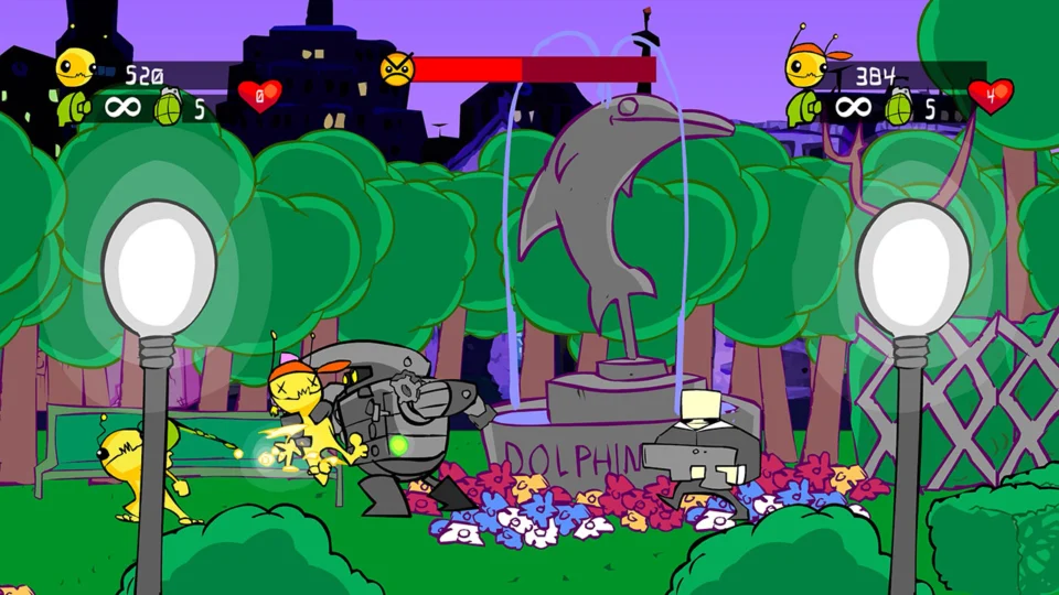 Capture d’écran de Alien Hominid HD, 4 sur 6