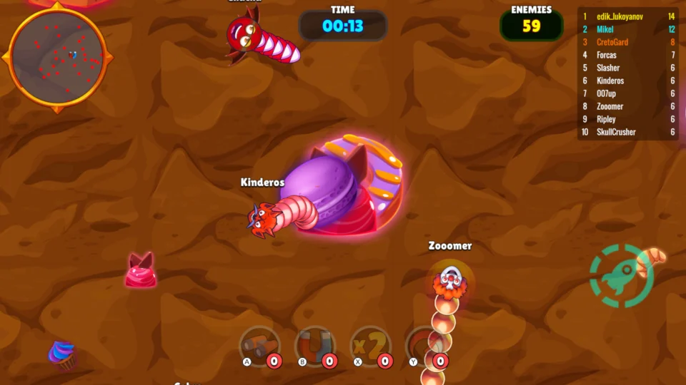 Capture d’écran de Brawl Snakes, 1 sur 6