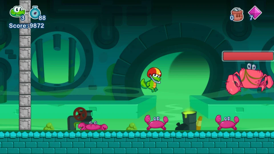 Capture d’écran de Croc&rsquo;s World 2, 5 sur 5