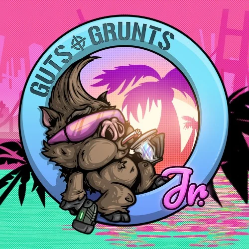 Jaquette du jeu Guts ‘n Grunts Jr. sur Nintendo Switch