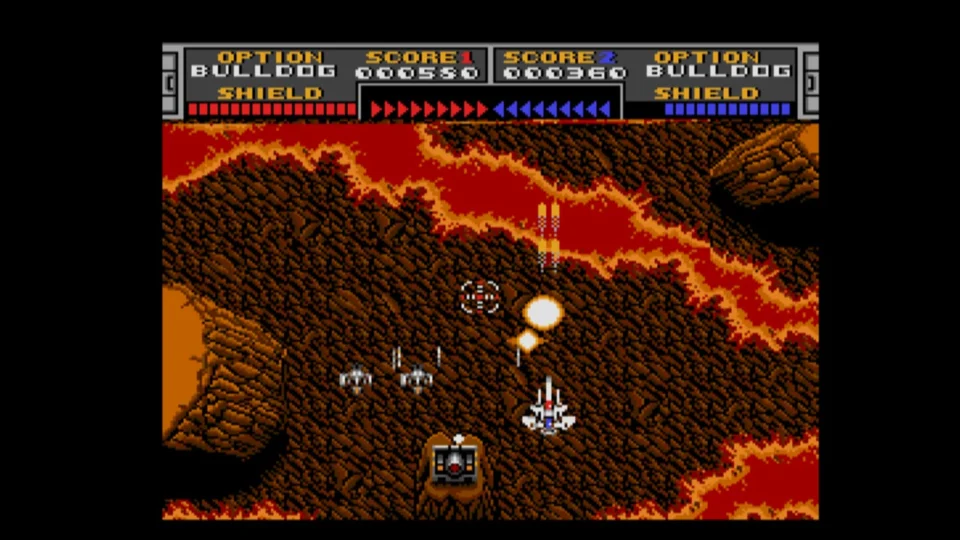 Capture d’écran de EGGCONSOLE LAYDOCK 2 LAST ATTACK MSX2+, 2 sur 6