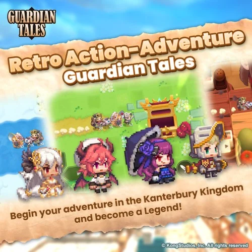 Jaquette du jeu Guardian Tales sur Nintendo Switch