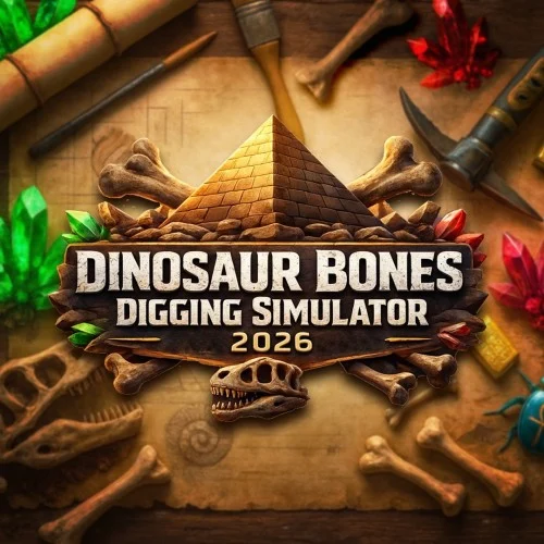 Jaquette du jeu Dinosaur Bones Digging Simulator 2026 sur Nintendo Switch