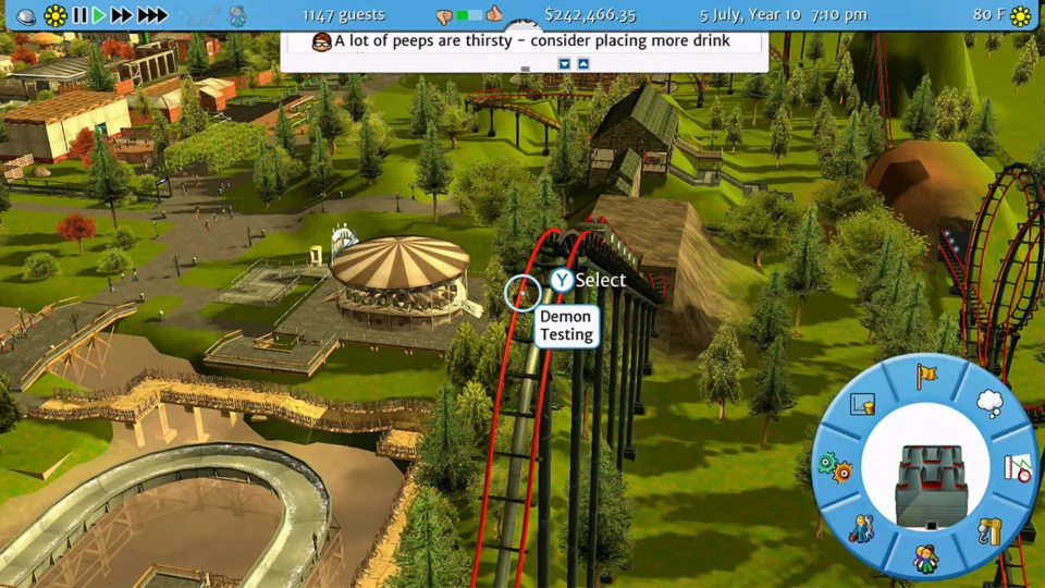 Capture d’écran de RollerCoaster Tycoon 3 Complete Edition, 6 sur 6