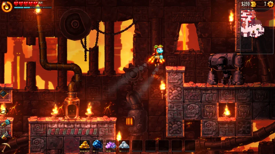 Capture d’écran de SteamWorld Dig 2, 3 sur 6
