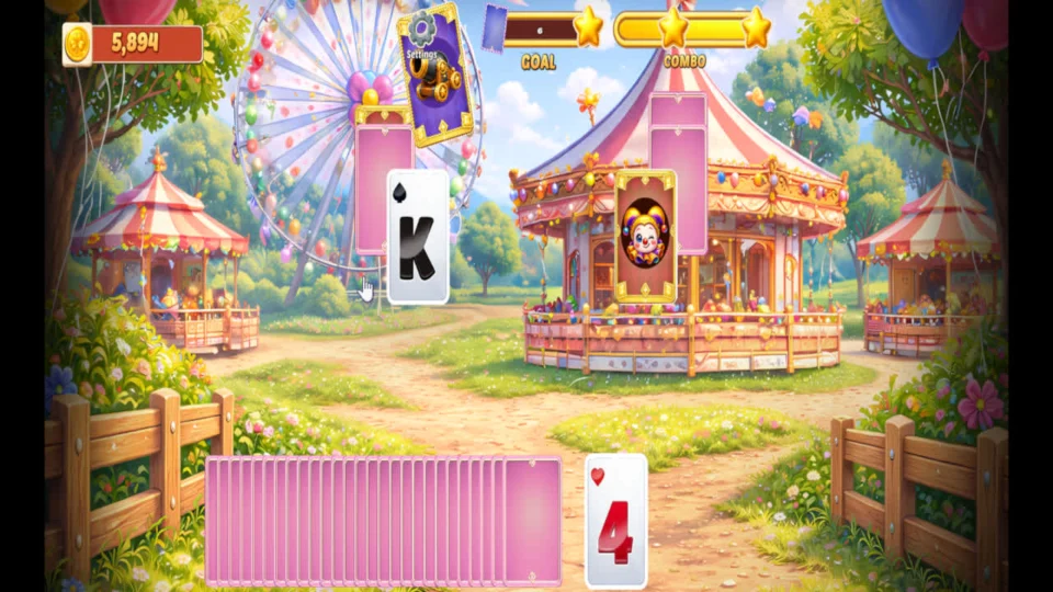 Capture d’écran de Kitties Solitaire, 2 sur 6