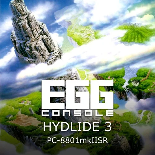 Jaquette du jeu EGGCONSOLE HYDLIDE3 PC-8801mkIISR sur Nintendo Switch