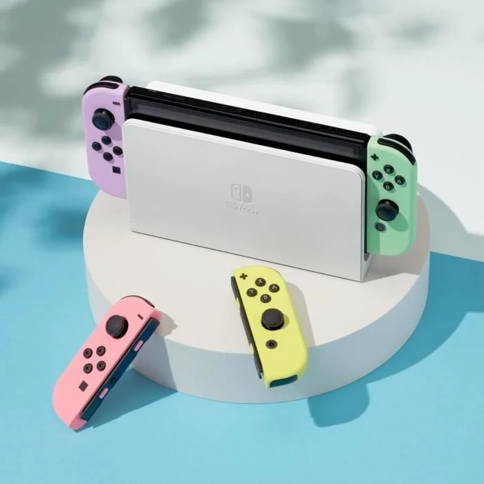 Photo de Paire Joy-Con – Rose/Jaune pastel, 4 sur 4