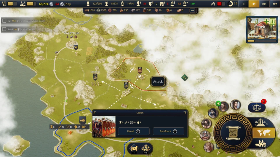 Capture d’écran de Citadelum, 4 sur 6