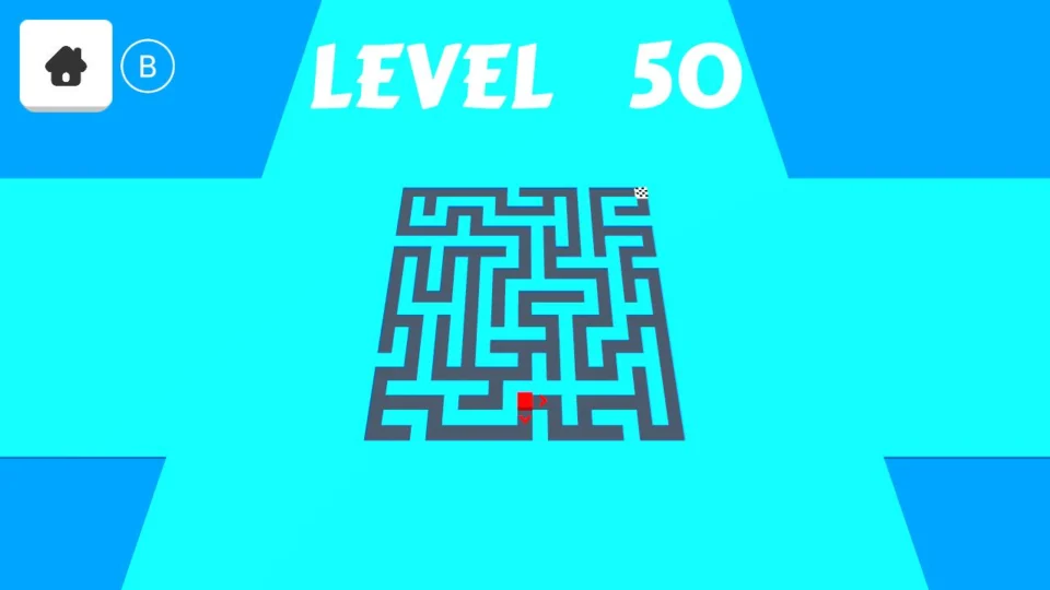 Capture d’écran de Maze with cube, 4 sur 6