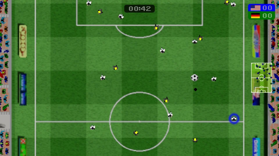 Capture d’écran de 90 » Soccer, 2 sur 3