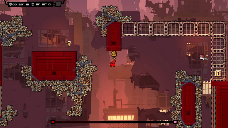 Capture d’écran de Super Meat Boy Forever, 5 sur 6