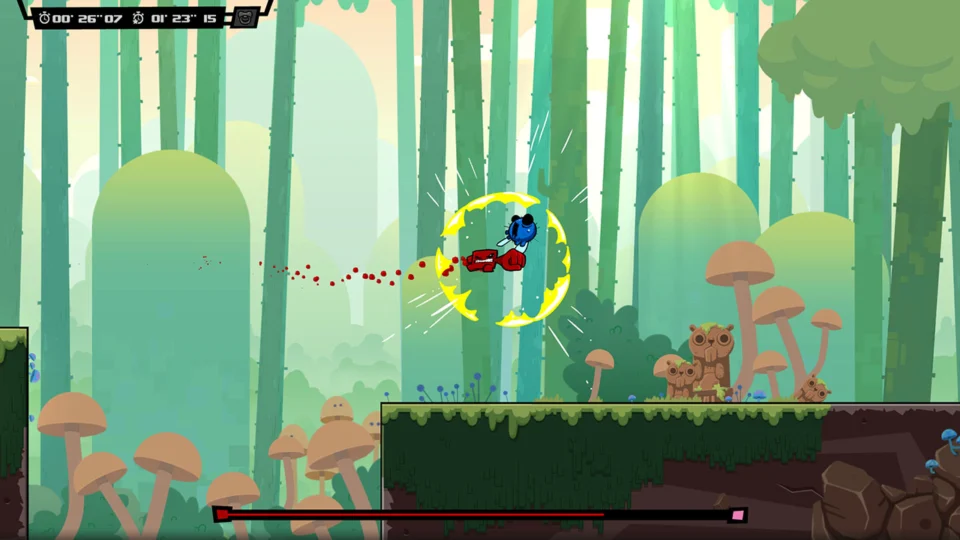 Capture d’écran de Super Meat Boy Forever, 1 sur 6