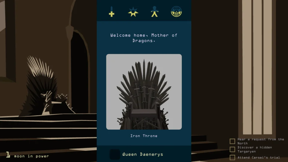 Capture d’écran de Reigns: Game of Thrones, 1 sur 6
