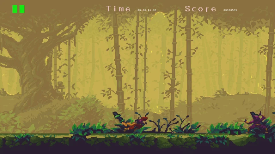Capture d’écran de Pixel Game Maker Series Ninja Runner, 1 sur 6