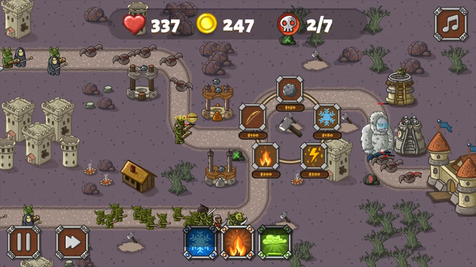 Capture d’écran de Fantasy Tower Defense, 2 sur 5