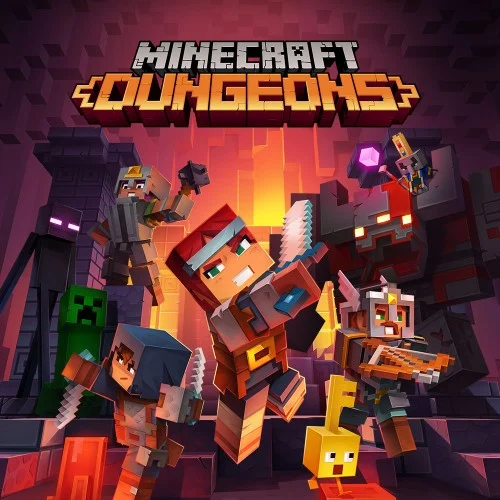 Jaquette du jeu Minecraft Dungeons sur Nintendo Switch