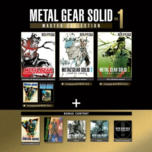 Jaquette du jeu METAL GEAR SOLID: MASTER COLLECTION Vol.1 sur Nintendo Switch