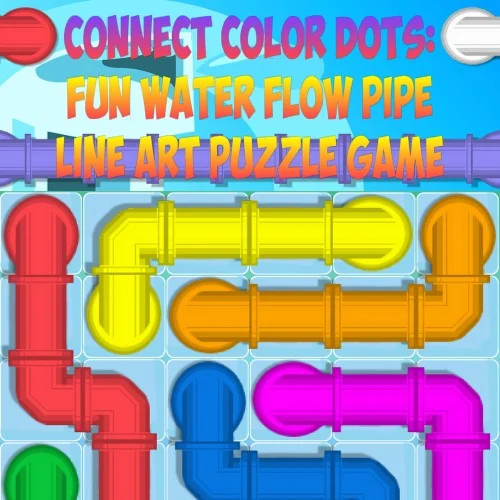 Jaquette du jeu Connect Color Dots: Fun Water Flow Pipe Line Art Puzzle Game sur Nintendo Switch