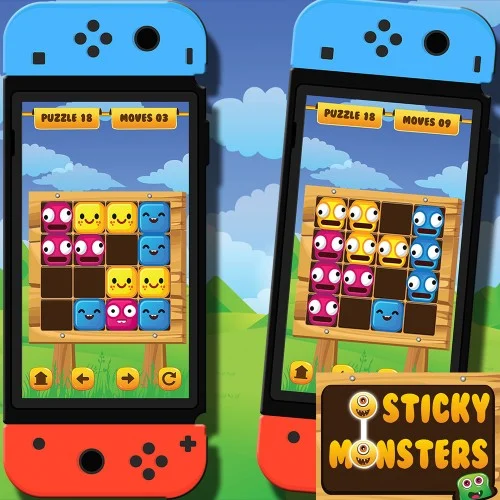 Jaquette du jeu Sticky Monsters sur Nintendo Switch
