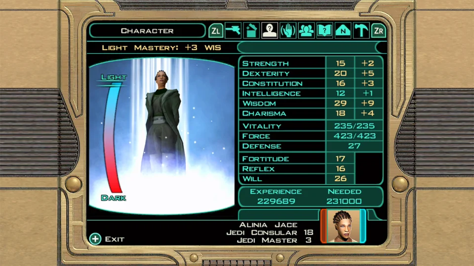 Capture d’écran de STAR WARS™: Knights of the Old Republic™ II: The Sith Lords, 2 sur 6