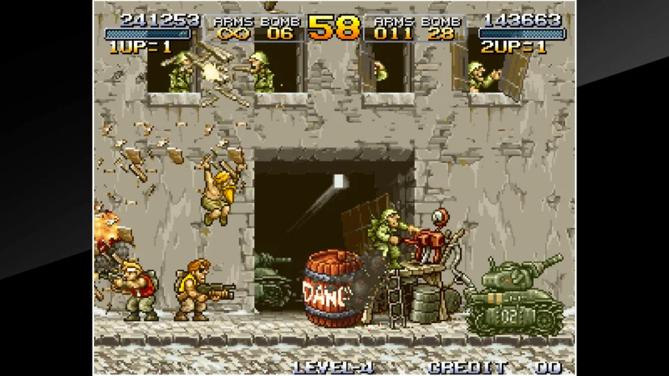 Capture d’écran de ACA NEOGEO METAL SLUG, 3 sur 5
