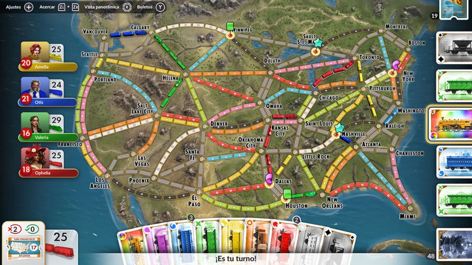 Capture d’écran de Les Aventuriers du Rail ®, Cluedo, Destins – Le Jeu De La Vie 2, Touché Coulé, Attrap&rsquo;Souris – Pack de Jeux de Société Classiques, 2 sur 5