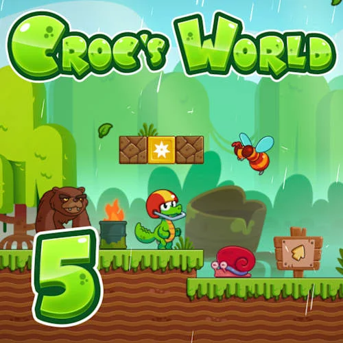 Jaquette du jeu Croc’s World 5 sur Nintendo Switch
