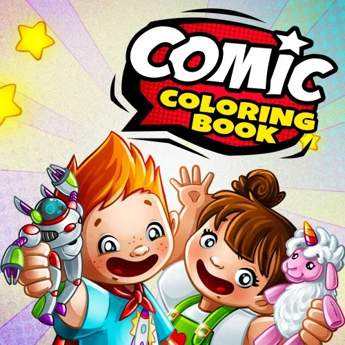 Jaquette du jeu Comic Coloring Book sur Nintendo Switch
