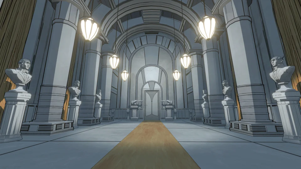 Capture d’écran de Blue Prince, 4 sur 6