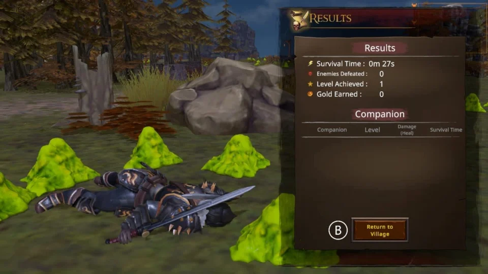 Capture d’écran de Clearing Blade, 6 sur 6
